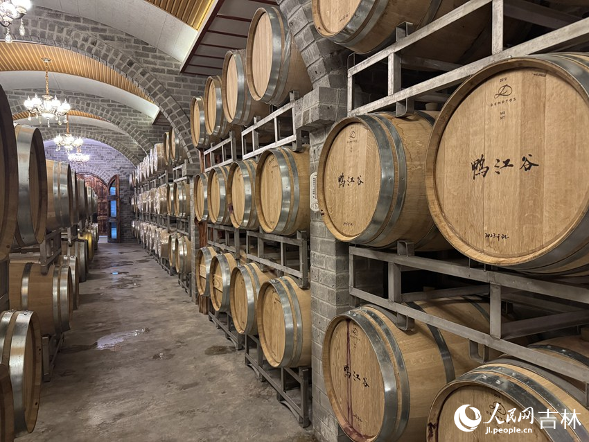 鴨江谷酒莊酒窖。人民網記者 李思玥