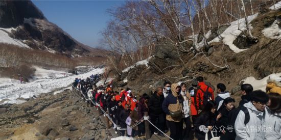 今年清明假期的長白山。