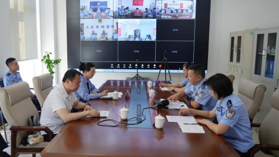 全市各拘留所視訊參會。